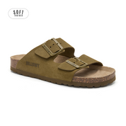 Malibu Hunter Green Sandal Soft Footbed