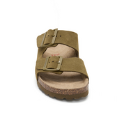 Malibu Hunter Green Sandal Soft Footbed