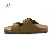 Malibu Hunter Green Sandal Soft Footbed