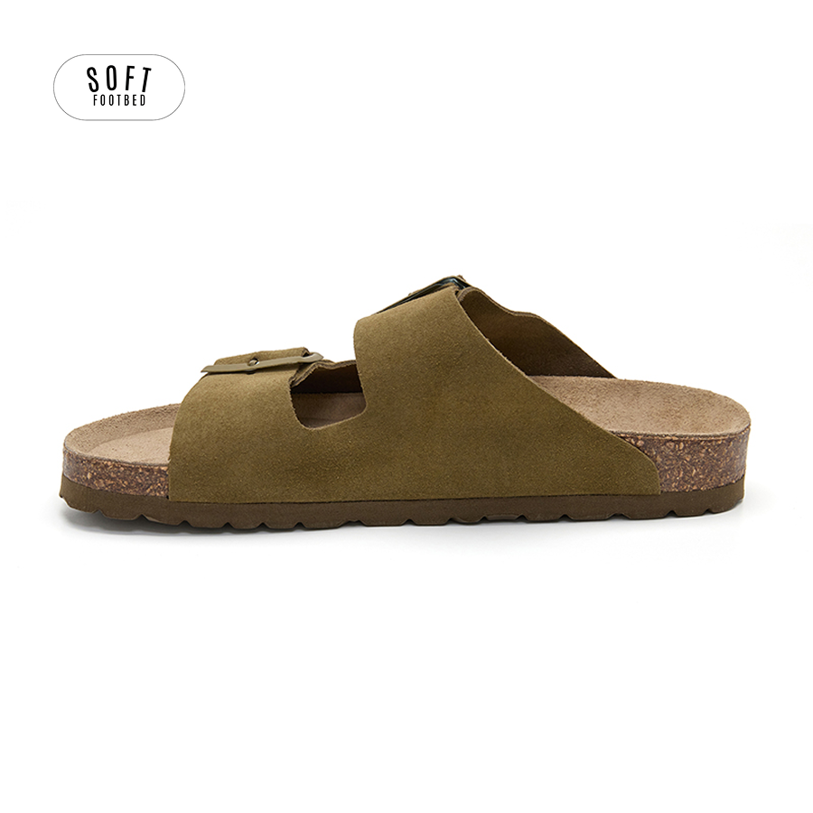 Malibu Hunter Green Sandal Soft Footbed