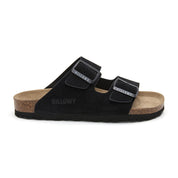 Malibu Black Sandal Soft Footbed