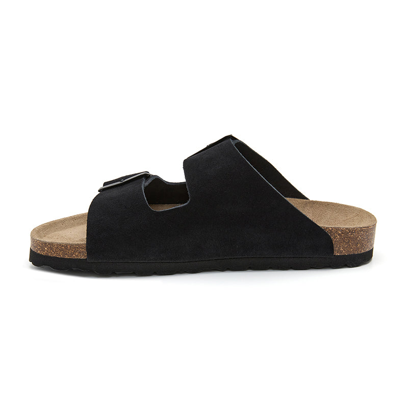 Malibu Black Sandal Soft Footbed